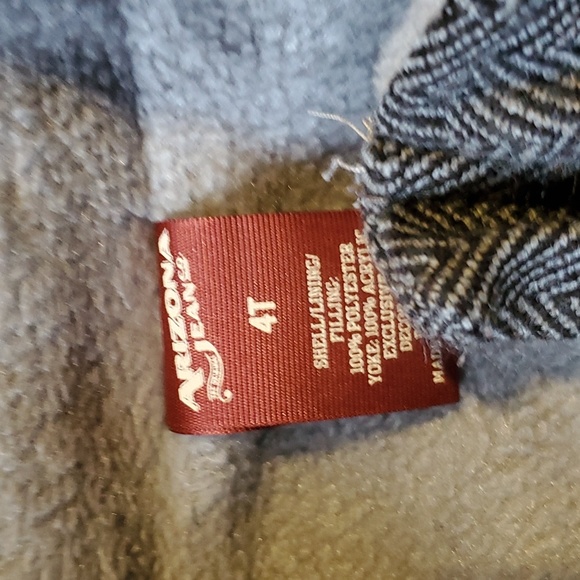 Winter School boy vest by Arizona jean Co. (In Gray ) [Free Gift with Purchase] - Picture 3 of 6